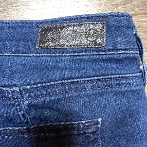 AG Adriano Goldschmied The Reagan Paneled Zippy Skinny Mid Rise Jeans Size 31R - Picture 7 of 10